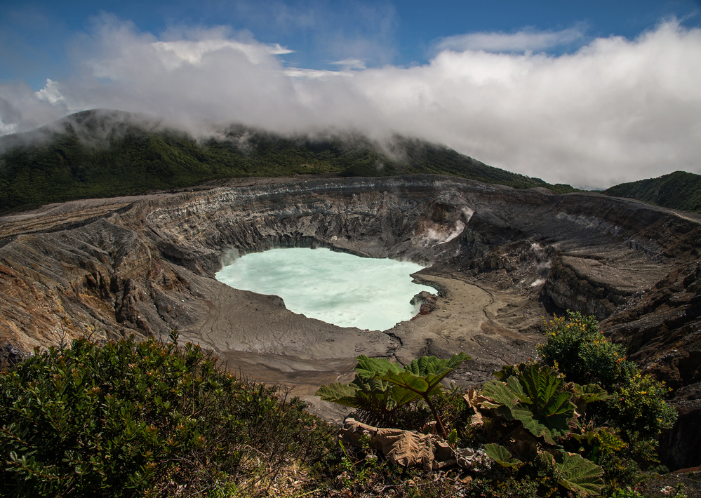 Costa Rica Poas Volcano Crater 2